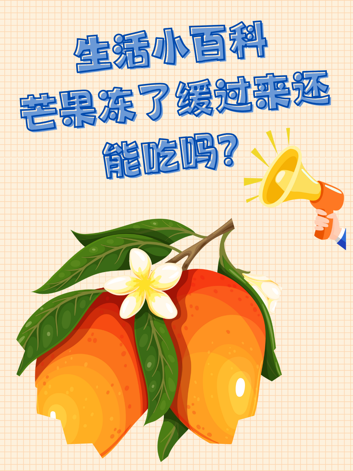 生活小百科：芒果冻了缓过来还能吃吗？