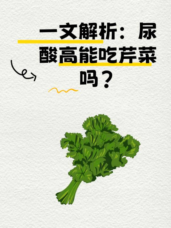 一文解析：尿酸高能吃芹菜吗