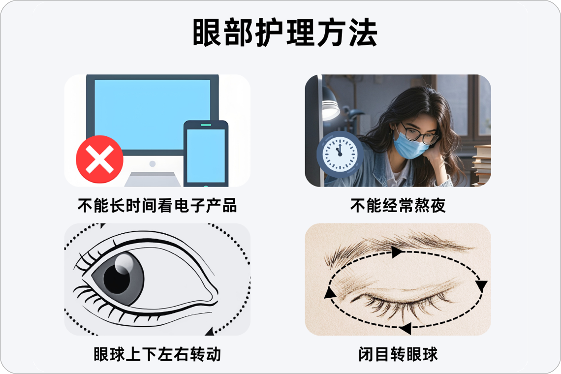 眼部护理的方法有什么