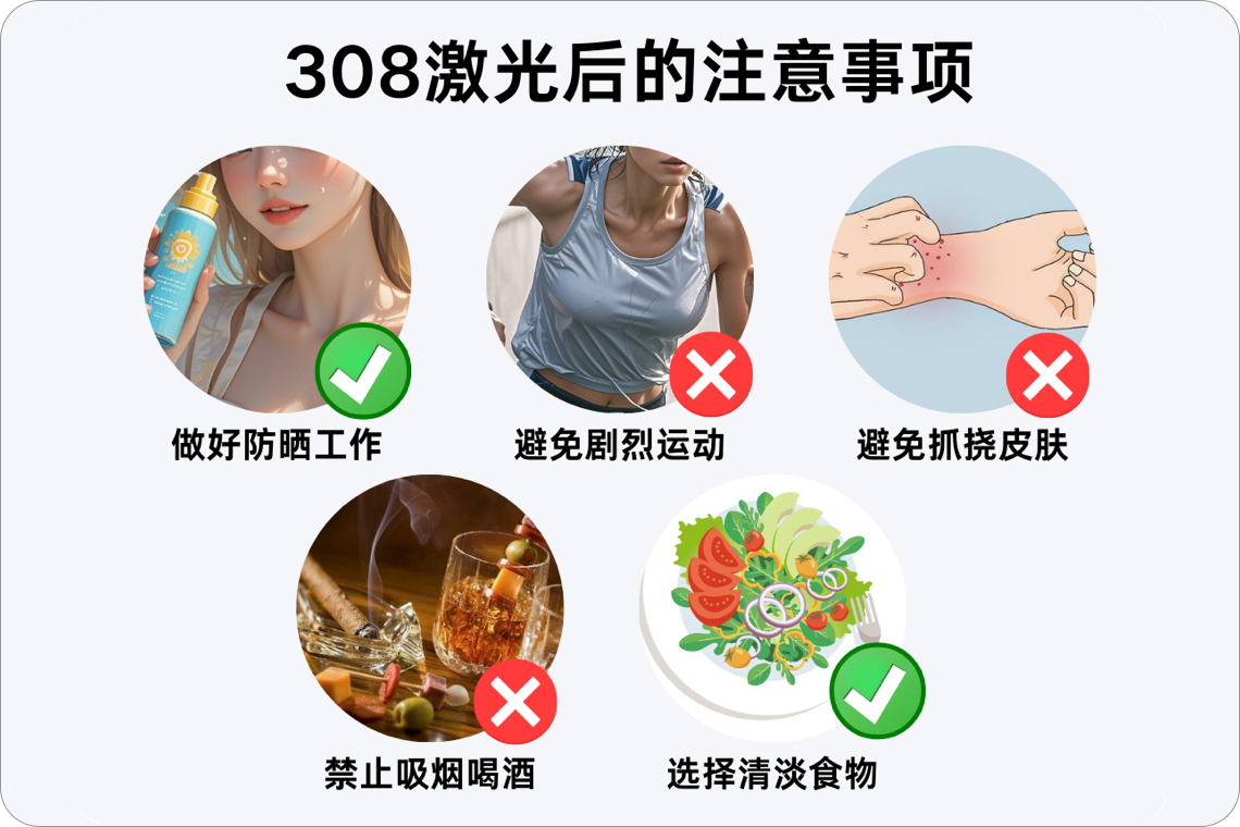 308激光后恢复过程是什么